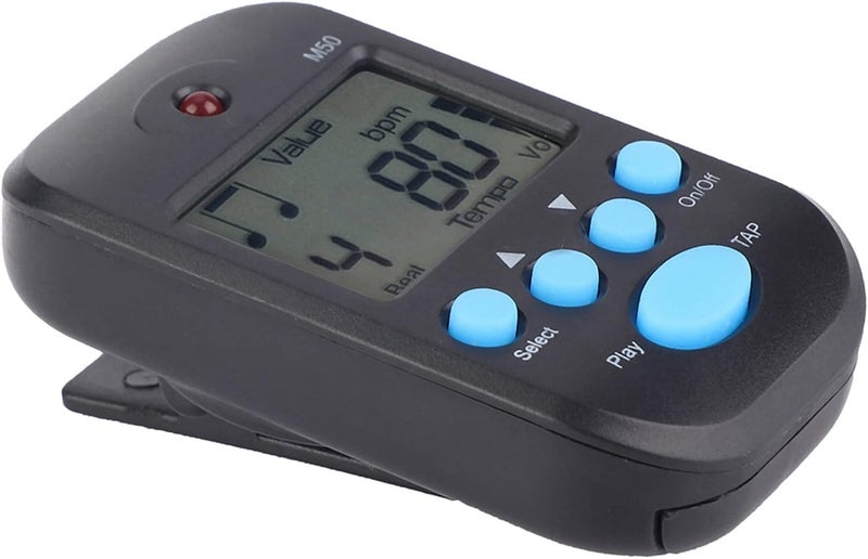 Fydun LCD Digital M50 Metronome Tempo Guitar Music Portable Mini Digital Metronome, No Battery - Image 1